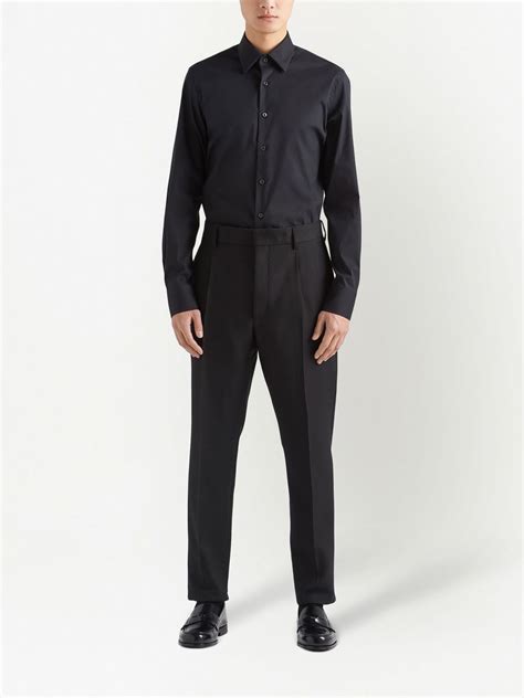 prada milano pants|Prada long sleeve shirt.